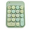   Wireless Numeric Keyboard Chocolate Keycap for Game Direction Switching AK18 2.4G