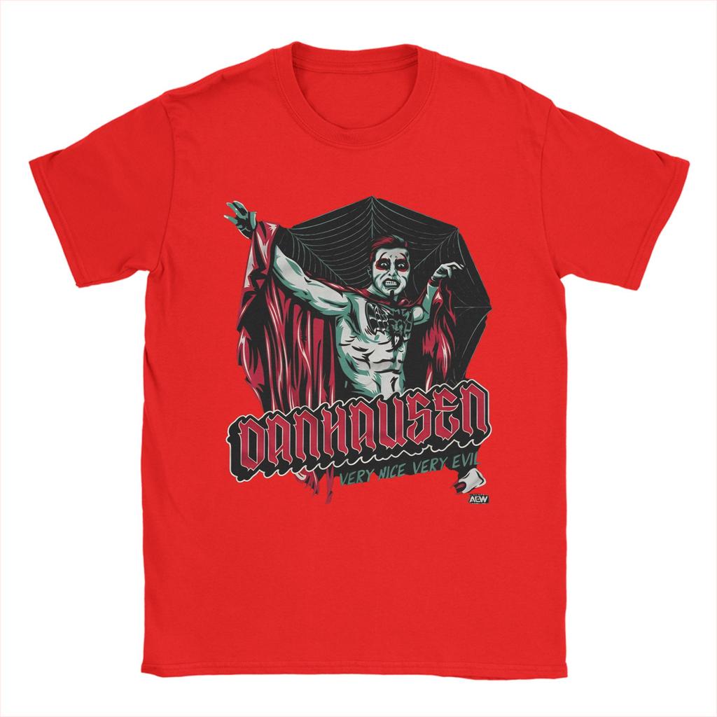 Danhausen Wrestler Wrestling Very Nice Very Evil Cotton T Shirt For Unisexs Summer Y2K Retro T Shirts O Neck Tees Loose Clothing