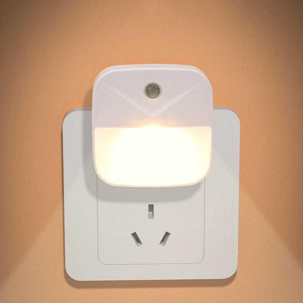 Intelligent Light-controlled Sensor Lights Wireless Control Light Sensor LED Night Light US/EU Plug Low Power Wall Lamp