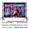 Theme Birthday Background Cloth Anime Cartoon Children's Birthday Party Decorative Props Photography Photo Screen