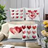 Love Theme Creative Pattern Home Decor Pillowcase Living Room Sofa Polyester Cushion Cover with Zipper