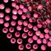 EmbroideryMaterial Pink Round Glass Hotfix Rhinestone Crystal for Jewellery Making, Embroidery, Dress Designing, Craft, DIY, Nail Designing (3MM, S