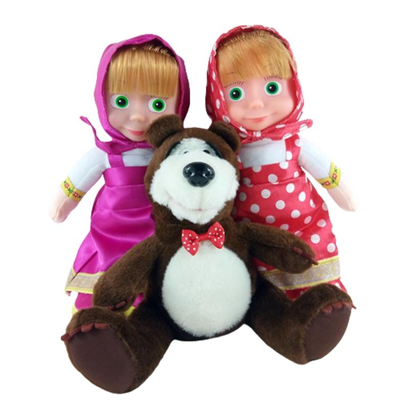 Masha And The Bear Big Eyes Doll Perfect For Adventure Playtime