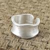 925 Silber Liebesherz Ring für Damen Mädchen Geschenk Linie Perle Koreanischer Süßer Schmuck Geburtstagsgeschenk