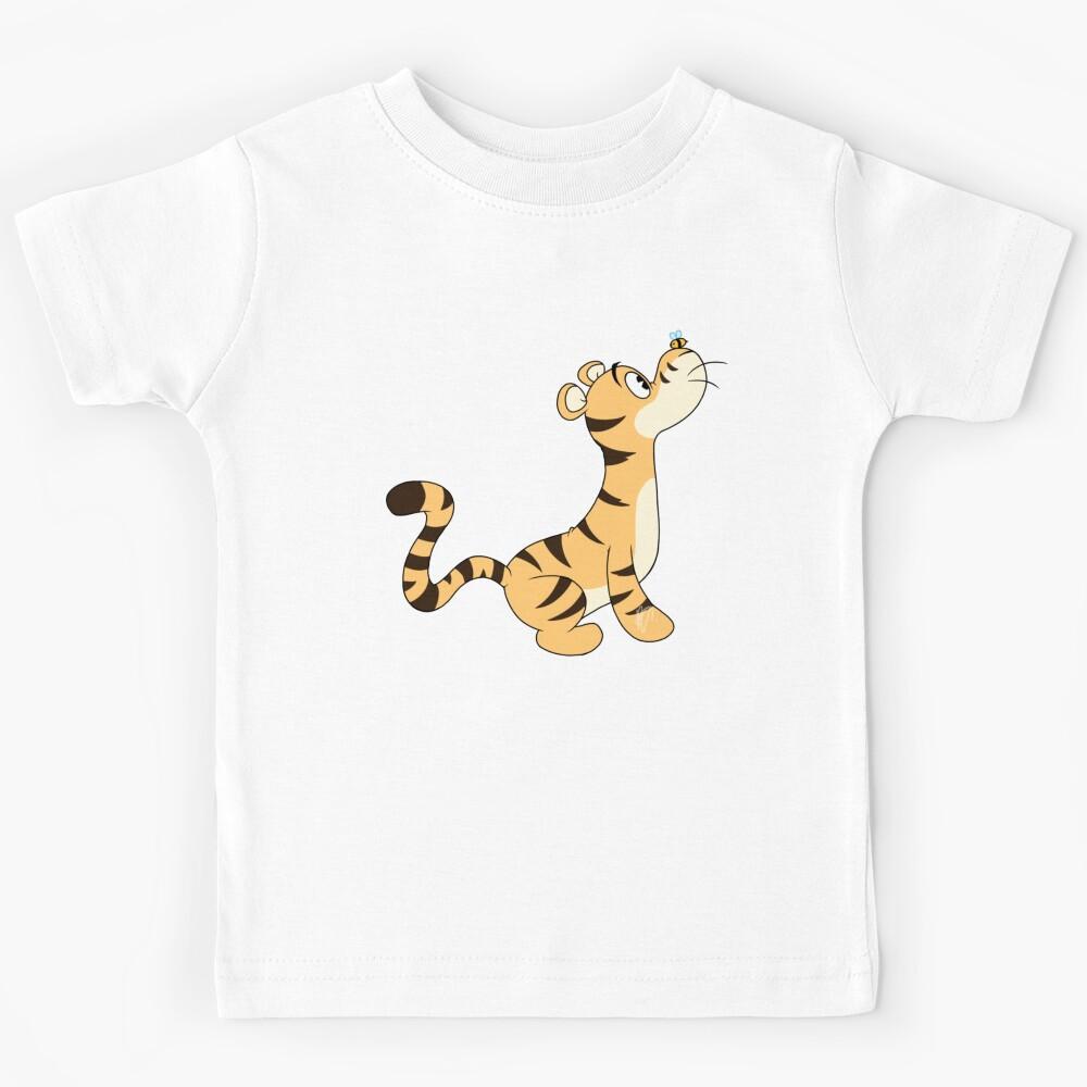 “Thoughtful Tigger” -Toonwood Supply Co. Kids T-Shirt 130