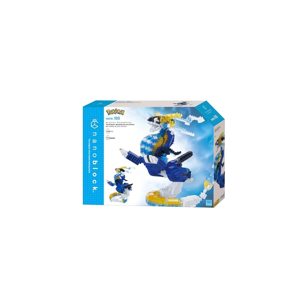 Kawada Nanoblock Pokemon Miridon Deluxe Edition Building Set 10.5x6x8.5cm Ages 12 and Up