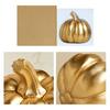 Gold Pumpkin Autumn Decors Decorative Pumpkin for Halloween Thanksgiving Table Centerpieces Mantles Bowl Party Wedding