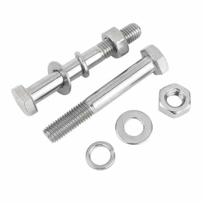 Zhongge 304 Stainless Steel Half-Thread Hex Bolt