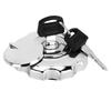 Fuel Motorcycle Universal Bright Black Retro Fuel Gas with Cover Switch Fit for CG125 Fuel Tank with Cap Switch Gas Tank
