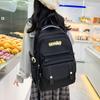 School Bag Female High School Student Retro Large-capacity Backpack Simple Mori Backpack