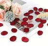 50/100/200Pcs 3.5cm Artificial Flowers Fabric Rose Petals Flower for Wedding Aisle Centerpieces Table Party Favors Home Decor