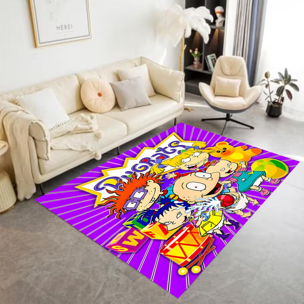 Rugrats Adventure Time Floor Mat Perfect for Kitchen Living Rooms Dormitory Bedrooms Antislip Carpet Decorate Offices Perfect Gift for Friends & Famil