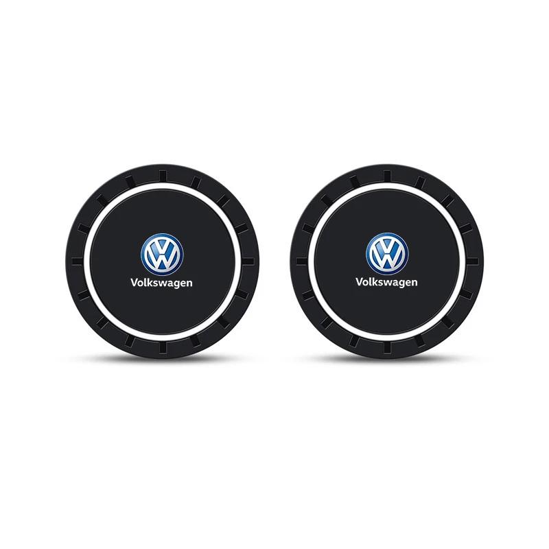 

Для VW 1/2 шт. Автомобильная нескользящая силиконовая подставка Подставки под стакан для воды для интерьера автомобиля Для Volkswagen Vw Tiguan Jetta Mk6 Scirocco Polo Tou