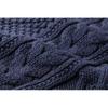 Foreign Trade Overplus Order Men Cut the Tag off Cattle Goods Thick Line Turtleneck sweater Slim fit Trend Fashion Export Twist Knit Outerwear