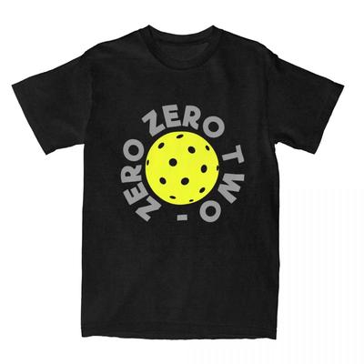 Camisetas de Ropa de Pickleball Zero Zero Two Hombres Mujeres Amante de los Deportes de Paleta Tela Pura Vintage Única