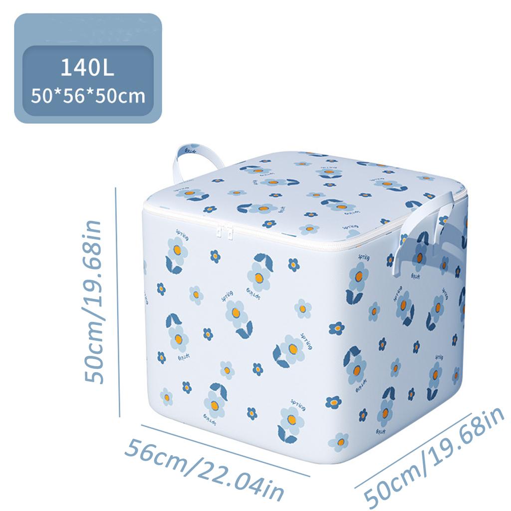 Dustproof Large Capacity Storage Bag Quilt & Clothes Organizer With Zipper And Handles For Closet Foldable Clothes Storage Bag Quilt Organize Cases