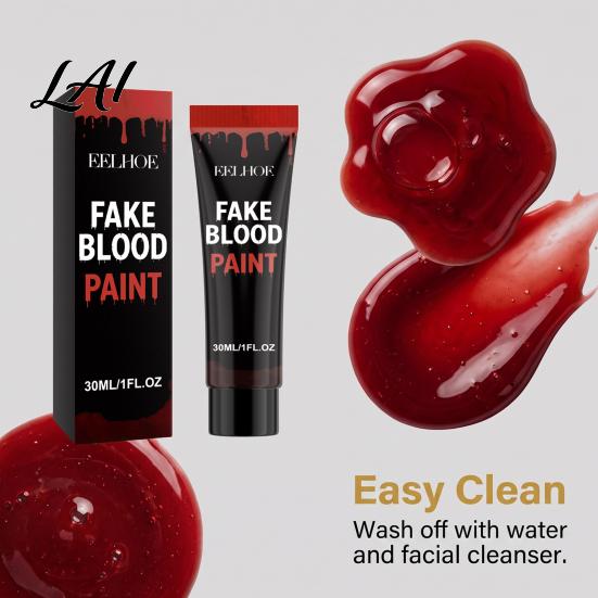 Heavy Style Makeup Materials Halloween Fake Blood Realistic Coagulated Blood Gel/Spray/Paint Special Party Tools Effect Prop for Zombie Vampire