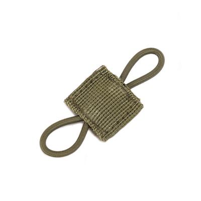 Tactical Ribbon Buckle Binding Retainer Outdoor Bag Fixing Accessory Replacement for Elastic Rope Webbing Buckle