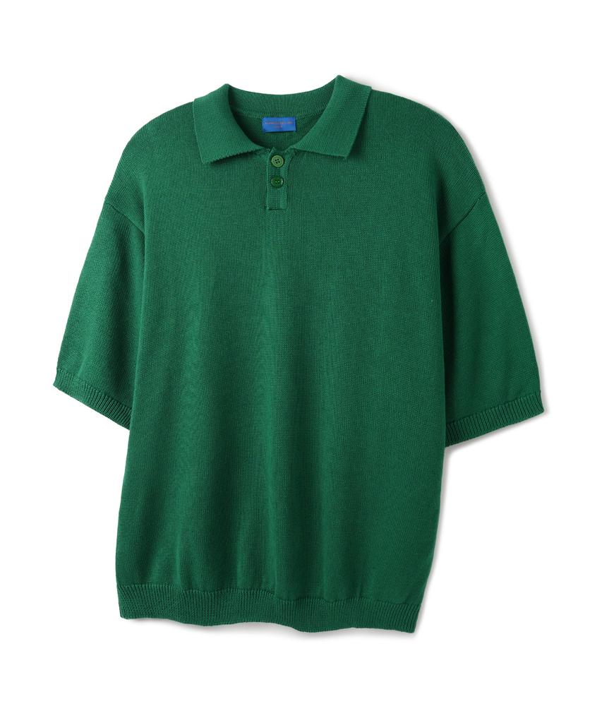 ALVINCLO [De Luxe] Washable Two-Button Collar Half Knit Dlx1215 (5 Colors)