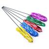 Funny Bright Color Paper Pet Cat Kitten Tease Rod Wand Play Interactive Toy