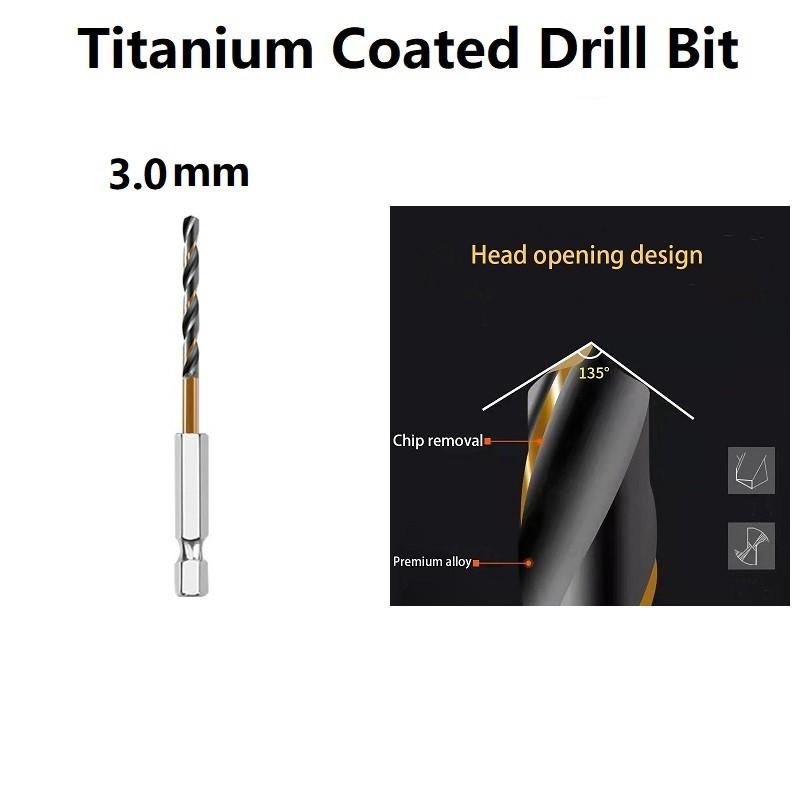 1PC Drill Bit Set Nitride Coated Cordless Screwdriver Compatible