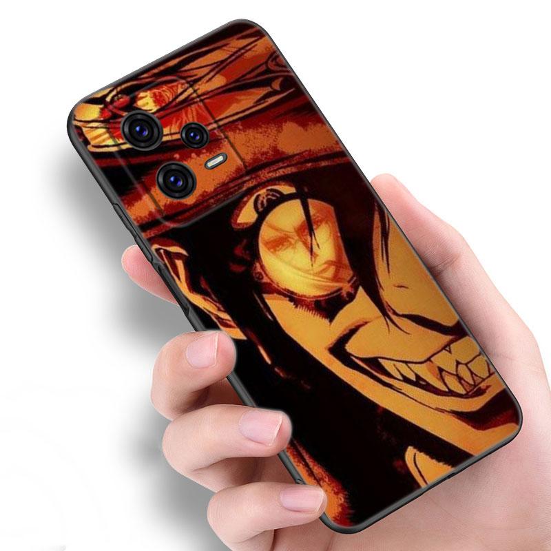 Anime Hellsing Black Silicone Phone Case For Xiaomi Redmi Note 10 11 11S 12 13 4G 8 9 11T Pro 5G Plus 8T 9S 10S 12S
