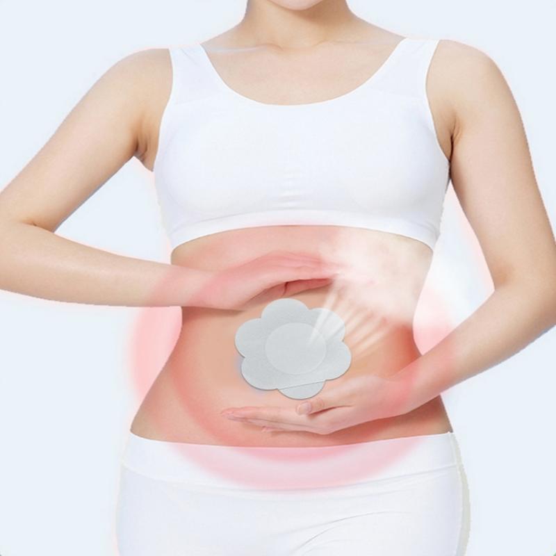 50 ks/sada Náhradní jednorázové balíčky s ricinovým olejem Samolepicí nálepky na pupík Odolné proti prosakování Chrániče pupíku