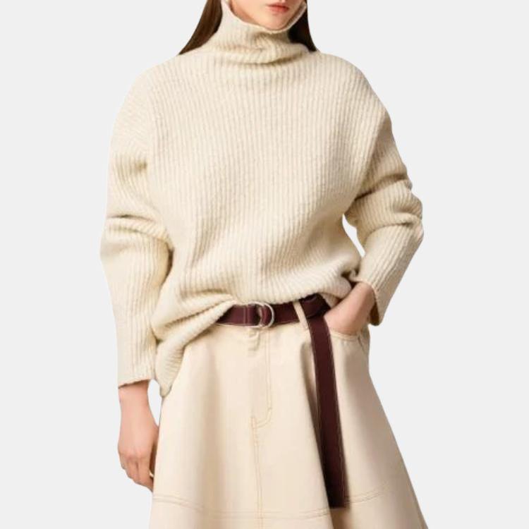 Amiparis funnel-neck wool sweater UKS817-KN0112-185