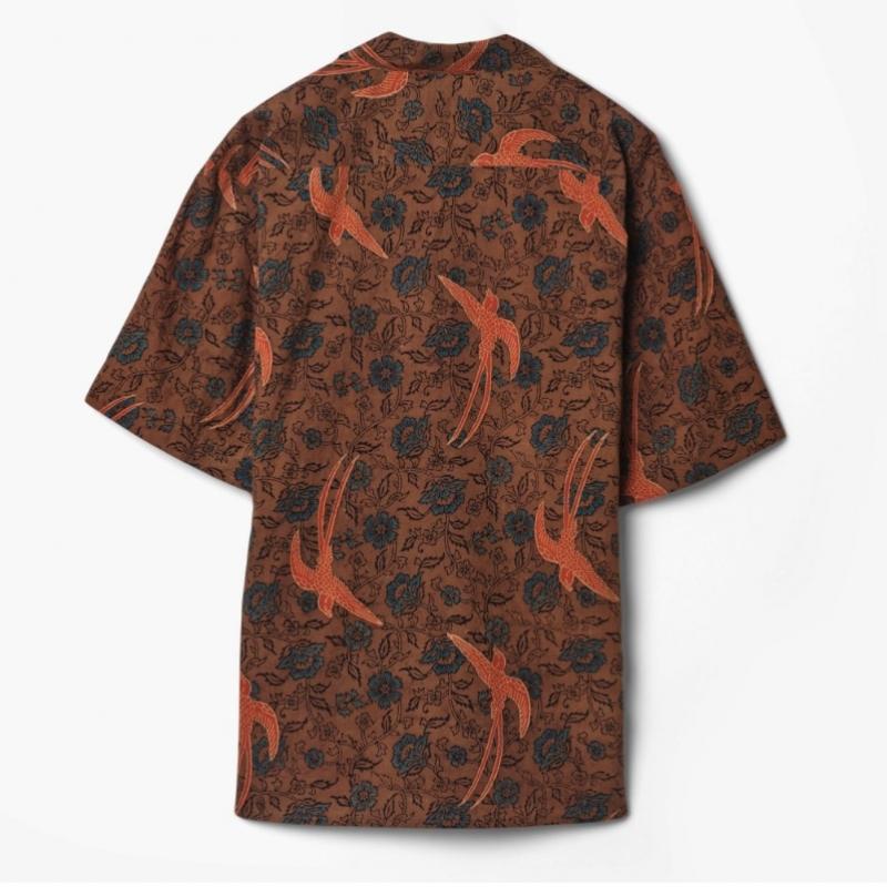 Kardo Ronen Camp Shirt Dark Brown Kdf1m40003