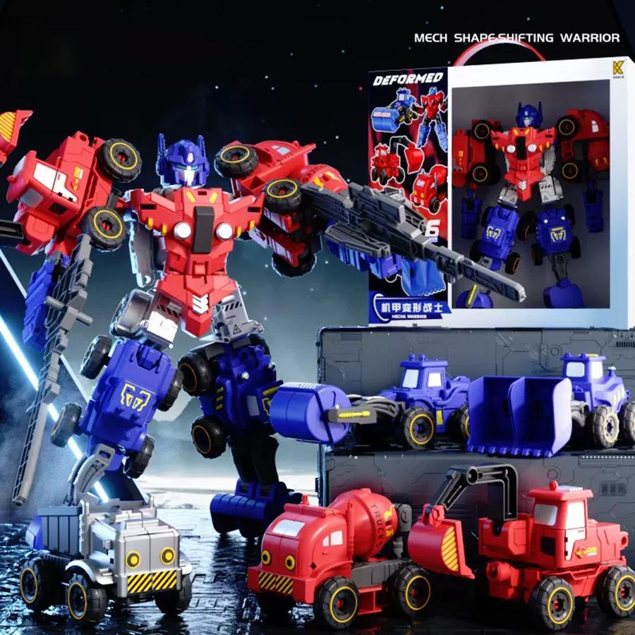 6In1/Transformation First-Class Car Top-Grade Anime-Show Mechanical Machine Construction-Kit Superior-Grade One Superior-Grade Step Superior-Grade