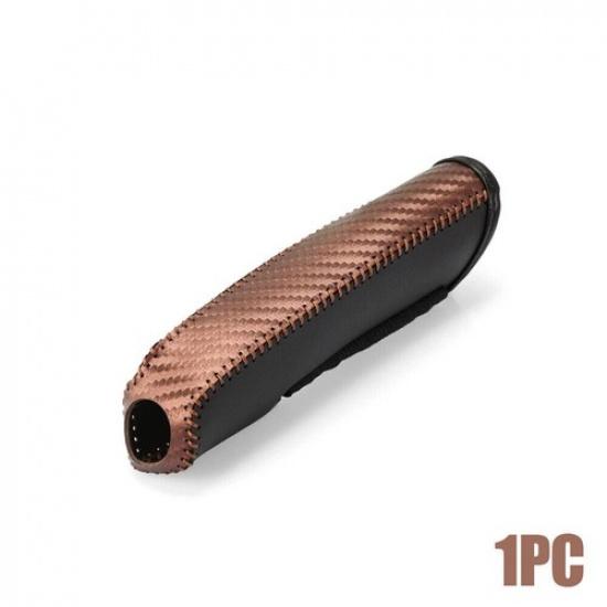 Кожаный чехол на ручник автомобиля Противоскользящий чехол на стояночный тормоз Универсальный