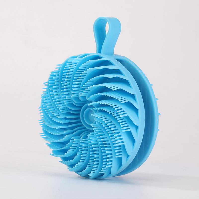 Soft Silicone Body Scrubber Scalp Exfoliating Non-irritating Body Wash Massager Bath Shower Skin Care Tool