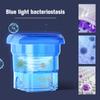 New Folding Washing Machine Portable Mini Socks Underwear Cleaning Machine Chocolate Color Home Appliance