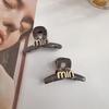 2Pcs Small Cute Letter Hair Clips For Women Girls Mini Clamps Hair Claw Clip Barrettes Crab Korean  Hair Accessories
