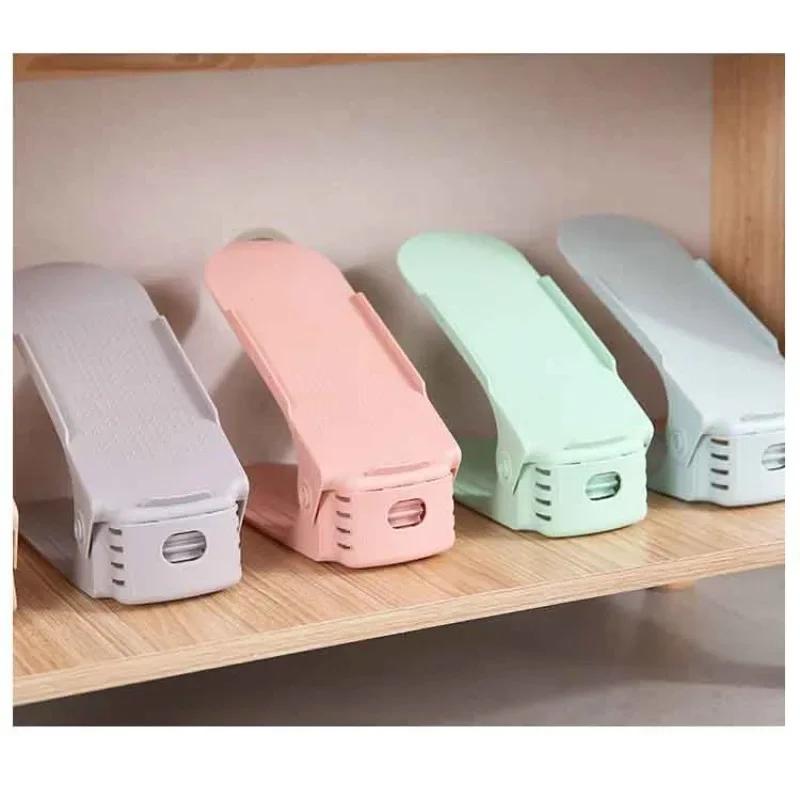 1ks Domácí nastavitelný organizér bot a úložný prostor Ušetříte 50 % místa Zapatero Organizator De Zapatos Boty Rack Range Chaussures