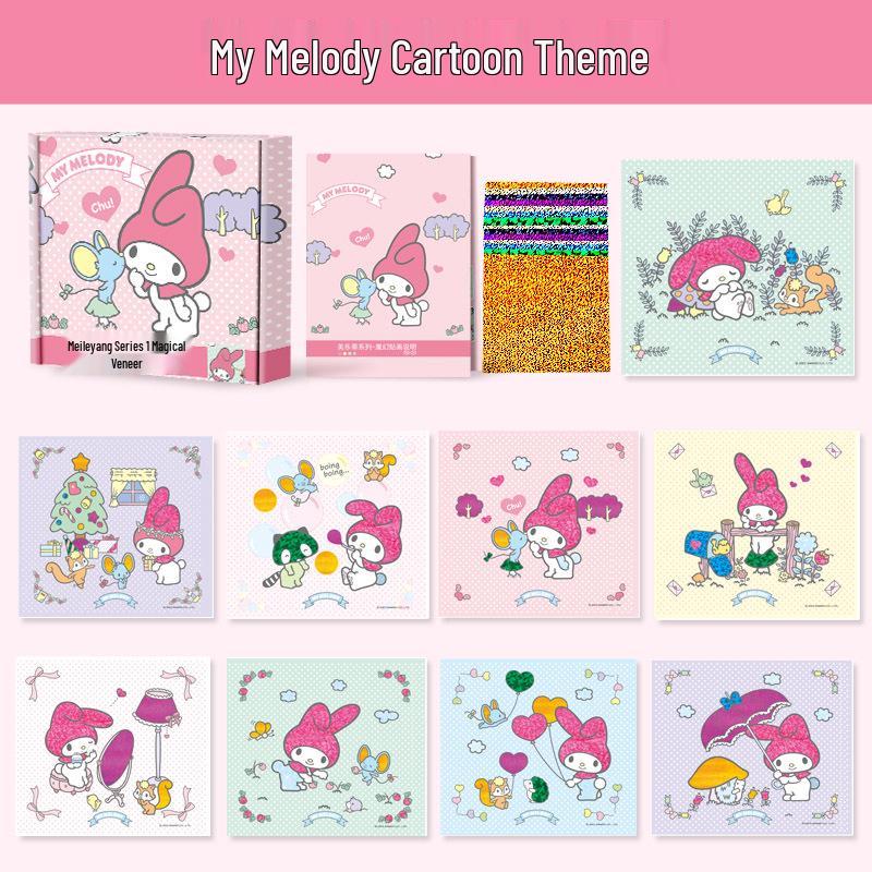 DIY Iridescent Magical Art Sticker Painting Set for Kids