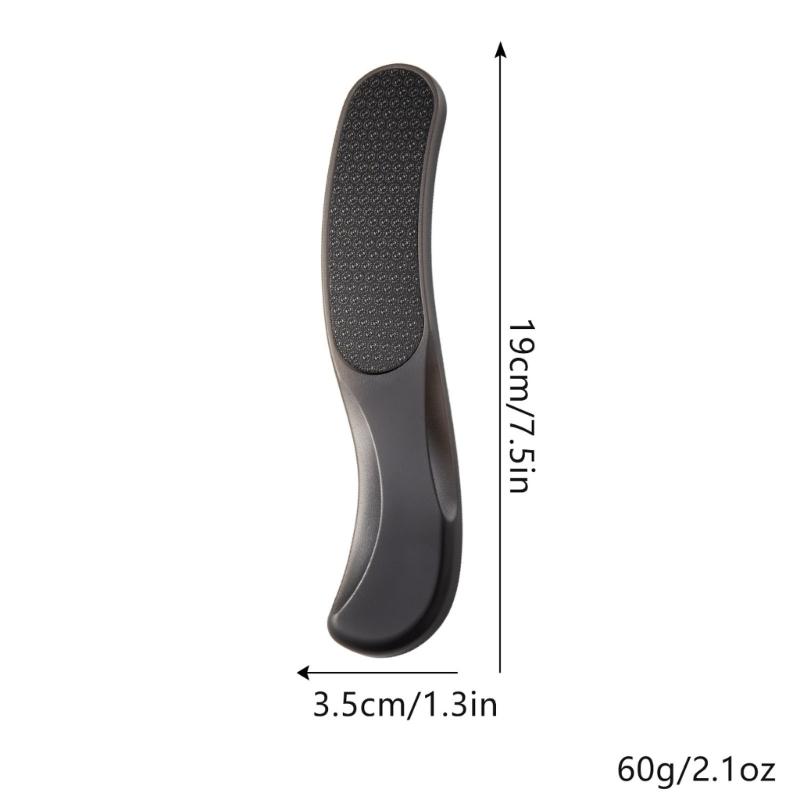 Round Moon Foot File For Effective Exfoliation Nonallergenic Glass Face Professional Pedicure Tool Long Permanent ABS Building