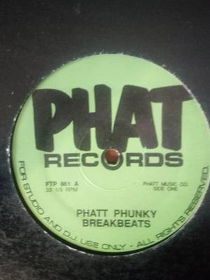 12inch Record VARIOUS - Phatt Phunky Breakbeats FTP861 Phat Records 1992 US Dance & Electronica Used
