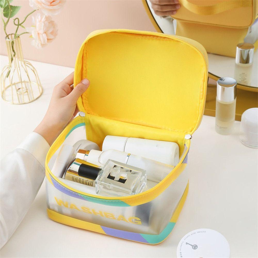 

Large Capacity Wash Bags Transparent Travel Organizer Clear Makeup Cases Make Up Pouch PVC Bags