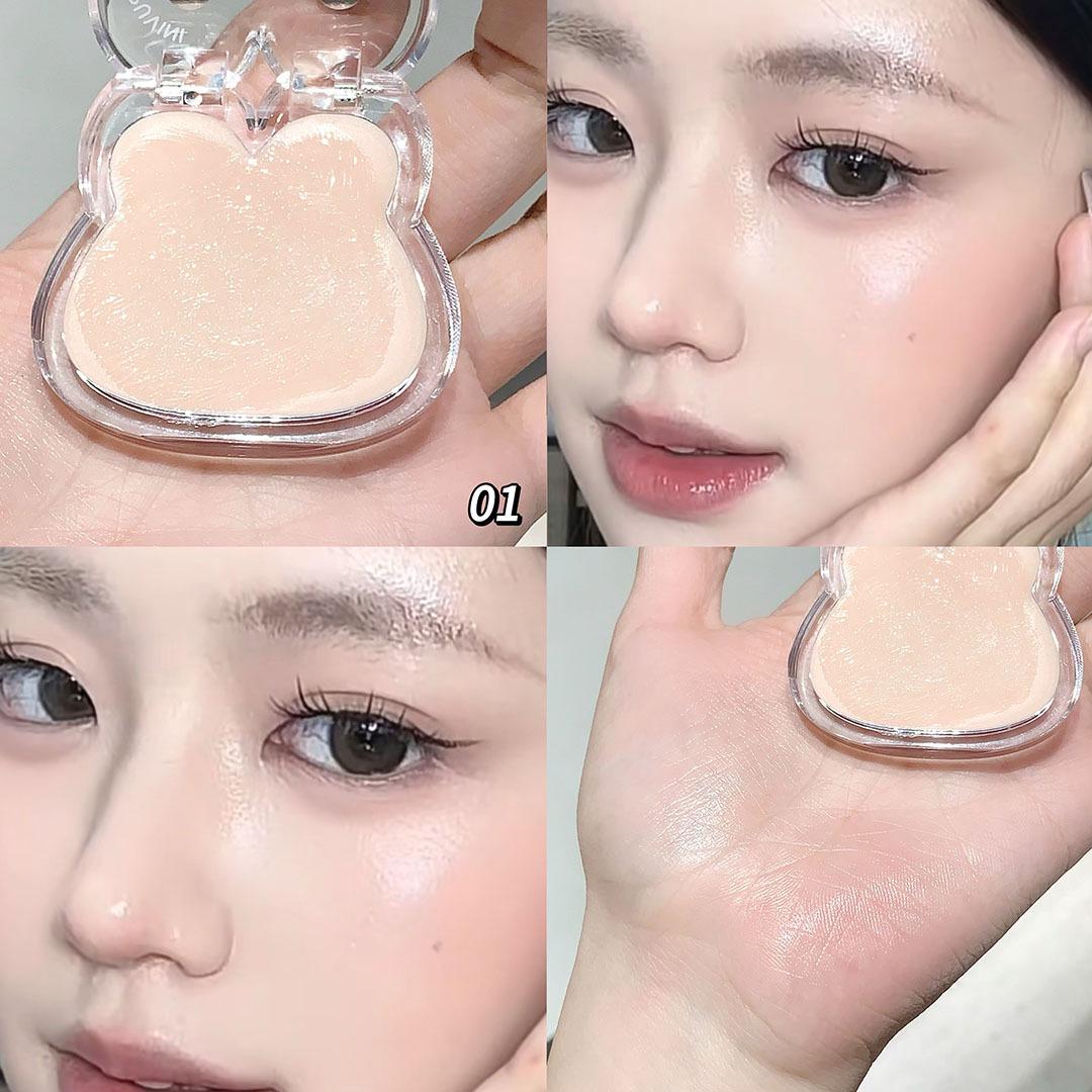 

Cappuvini Little Rabbit Multi-Use Balm: Korean-Style Plumping Highlight & Blush for a Girlish, Age-Defying Glow. 3.5g