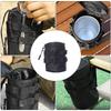 Outdoor Travel Water Bottle Storage Bag Holder Hiking Camping Portable Water Cup Carrier Black S