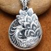 Peacock High-end Phoenix Tibetan Silver Pendant for Women, Retro Chinese Style Pendant Chain, Long Necklace As a Gift for Mom