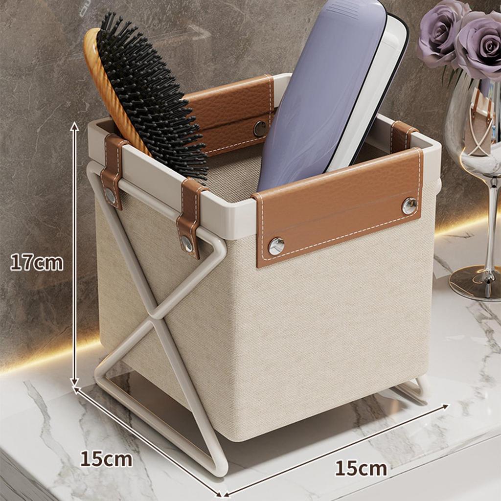 Large Capacity Comb Box Bathroom Organizer Easy To Clean Desk Hairdressing Holder Storage Rack for Bedroom And Bathroom