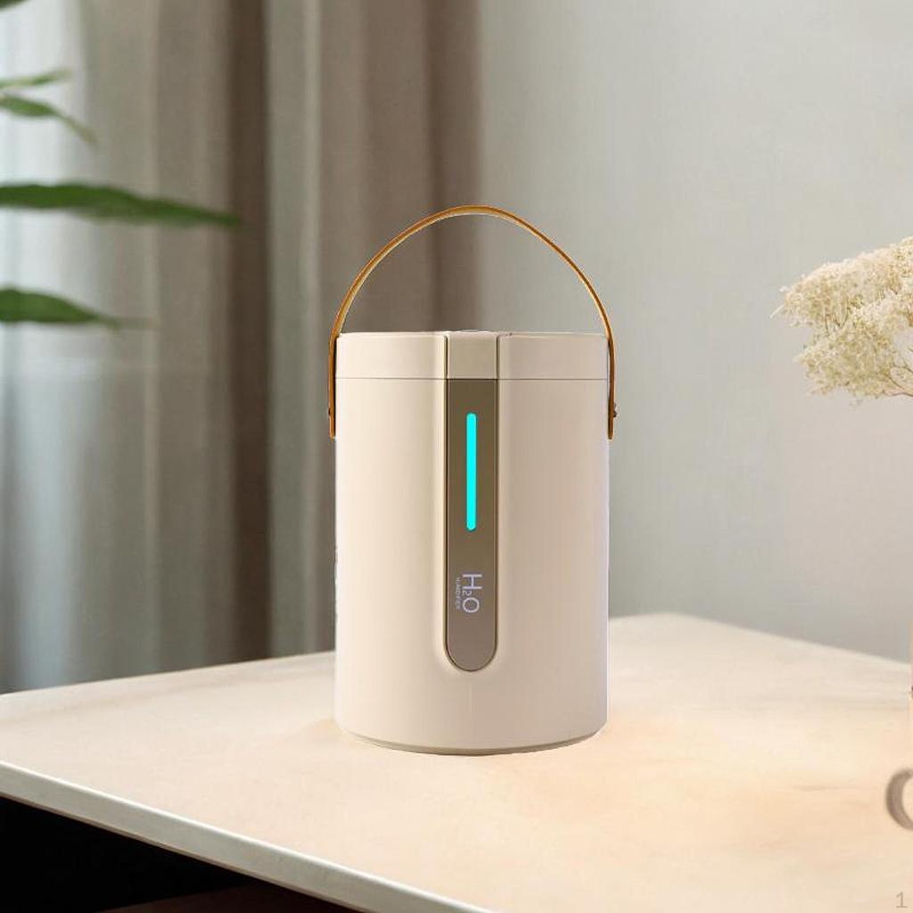 Double Spray Humidifier Personal Desk for NightStand Office Hotel White