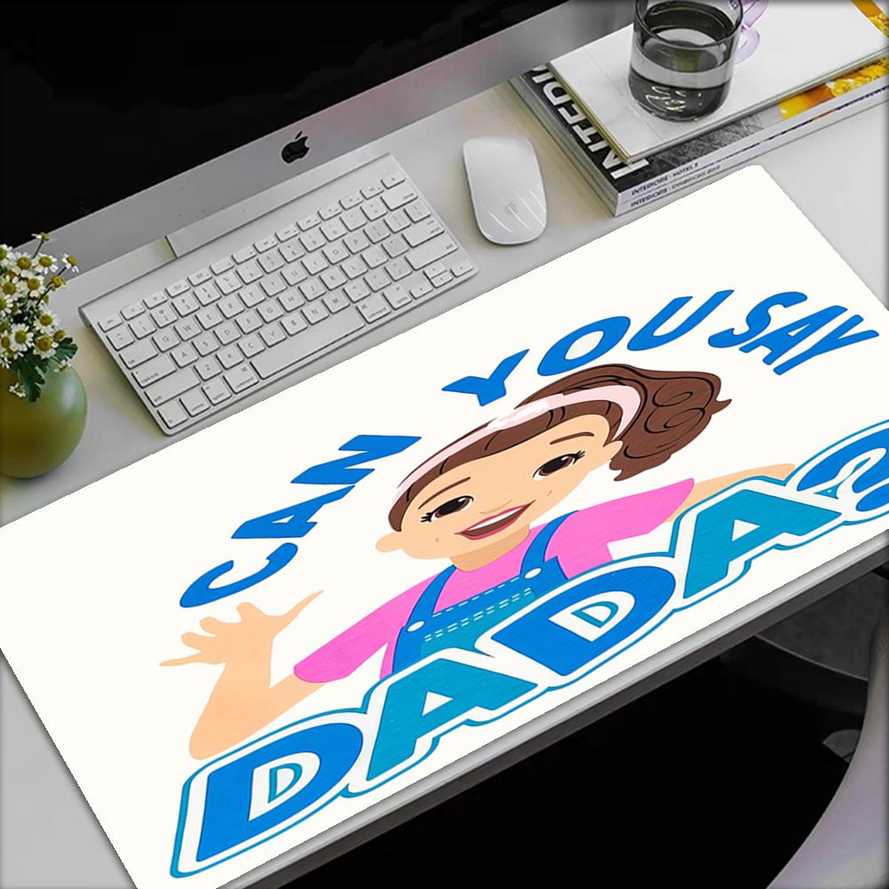 Ms. Rachel Theme Mouse Pad, Non Slip Rubber Base, Multifunctional Office & Home Decor, Perfect for Workspace Personalization.