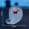 6PCS Halloween Decorations Glow In The Dark Statues Fairy Garden Accessories, Halloween Miniatures Resin Ornaments, Mini Glowing Resin Decor