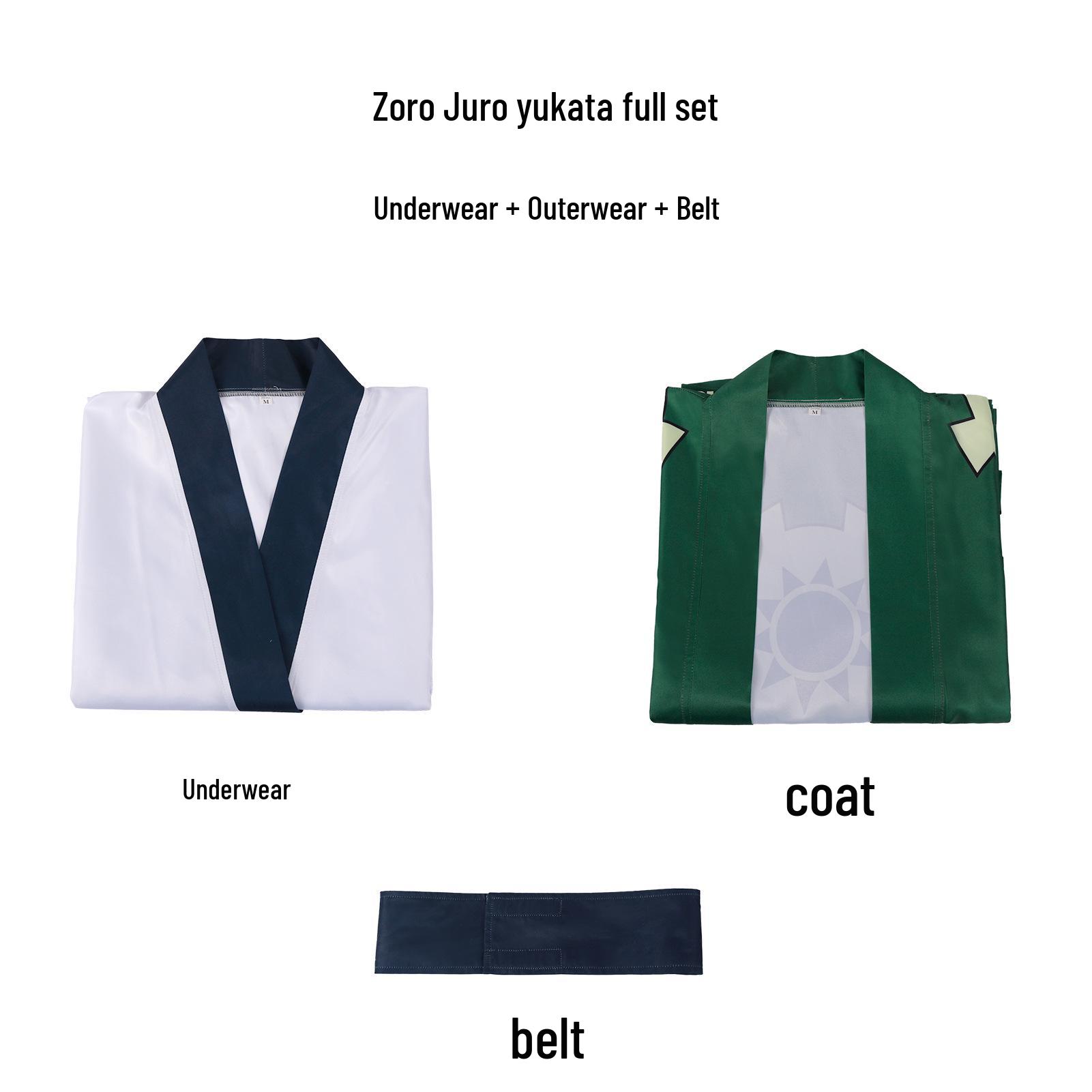 

Костюм для косплея Зоро Дзюро Вано Куни Юката - Аниме Кимоно из One Piece для Зимних Фестивалей S