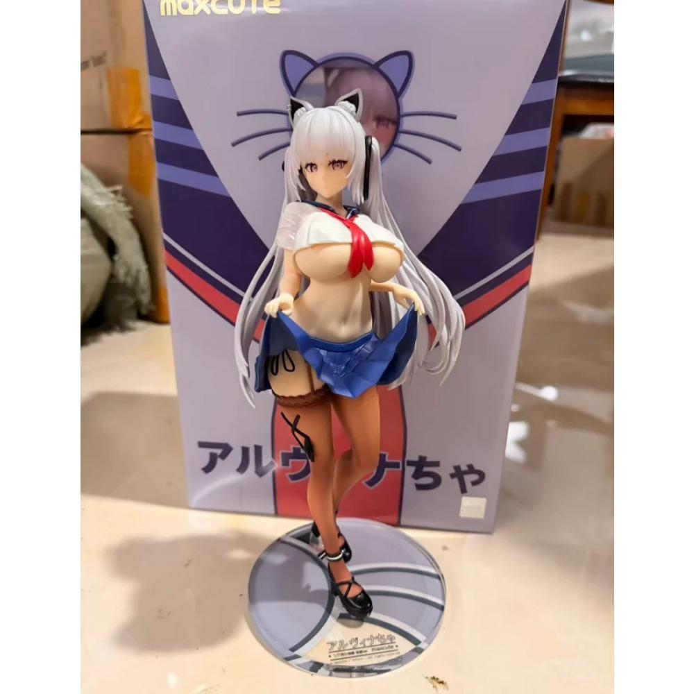 Limit Original Alvina Sexy Girls PVC Model Figure Toy 1/7 Size High Quality 25cm