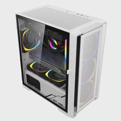 Widebody-Gaming-Computergehäuse aus gehärtetem Glas M2 Cartoon