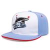 2026 New Creative Personalized Baseball Hat Shark Embroidered Hip Hop Hat Street Skateboarding Hat Daily Sunshade Flat Edge Hat